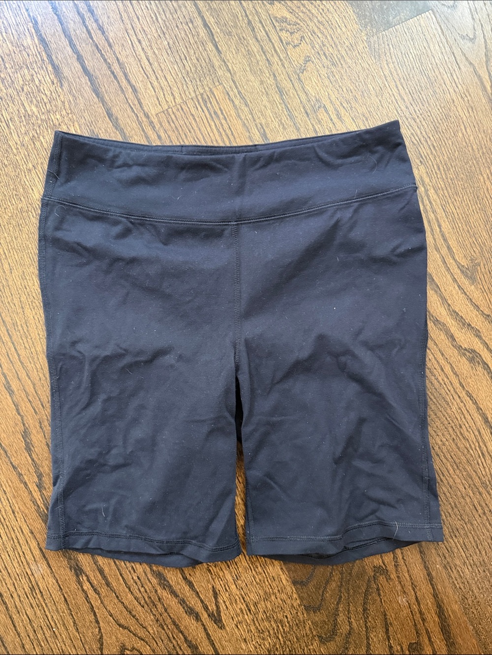 J. Crew Black Mid-Rise Bike Shorts